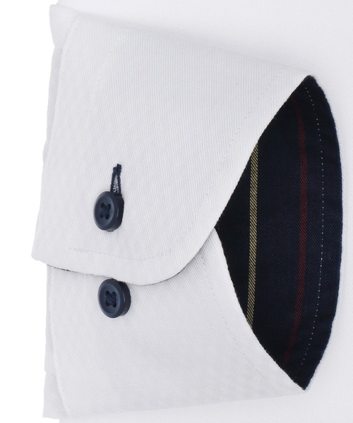 TOKYO SHIRTS(トウキョウシャツ)の「形態安定ノーアイロン ボタンダウン 長袖ビジネスワイシャツ(ビジネスシャツ・メンズ・ホワイト・首回り39cm-裄丈80cm/首回り39cm-裄丈84cm/首回り41cm-裄丈82cm/首回り41cm-裄丈86cm/首回り43cm-裄丈86cm/首回り37cm-裄丈80cm/首回り42cm-裄丈82cm/首回り42cm-裄丈86cm/首回り43cm-裄丈82cm)」の3枚目の写真