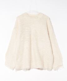 TRUNC | Fluffy Shaggy Loose Knit(ニット/セーター)