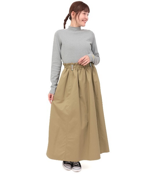 チチカカ（チチカカ）の「2WAYサスペンダースカート（サロペット/オーバーオール・レディース・ブラック/キャメル・FREE）」の14枚目の写真