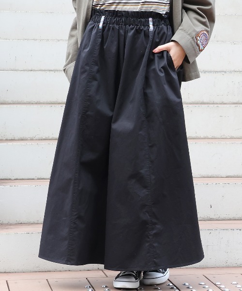 チチカカ（チチカカ）の「2WAYサスペンダースカート（サロペット/オーバーオール・レディース・ブラック/キャメル・FREE）」の5枚目の写真