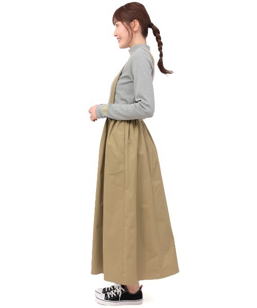 チチカカ（チチカカ）の「2WAYサスペンダースカート（サロペット/オーバーオール・レディース・ブラック/キャメル・FREE）」の11枚目の写真