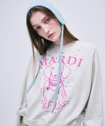 MARDI Mercredi DDANJI スウェットプルオーバー　ベージュ MARDI Mercredi DDANJI スウェットプルオーバー ベージュ