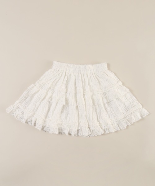 PHILLY(フィリー)の「【PHILLY】レースミニスカート(スカート・レディース・アイボリー/ホワイト・FREE)」の4枚目の写真