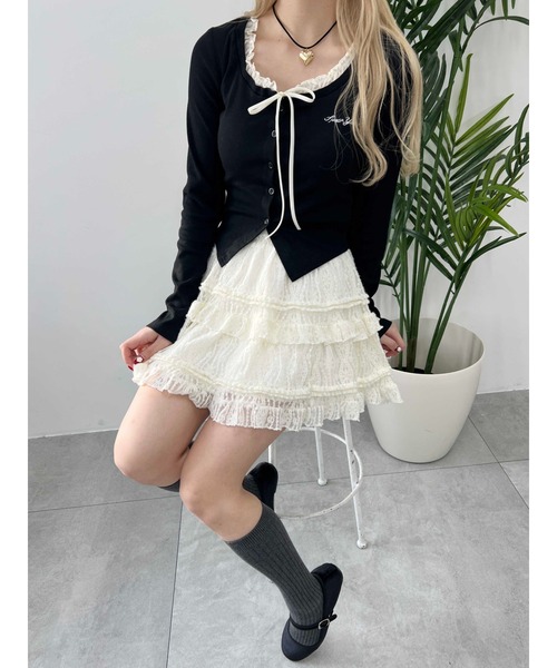 PHILLY(フィリー)の「【PHILLY】レースミニスカート(スカート・レディース・アイボリー/ホワイト・FREE)」の17枚目の写真