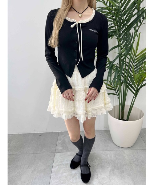 PHILLY(フィリー)の「【PHILLY】レースミニスカート(スカート・レディース・アイボリー/ホワイト・FREE)」の15枚目の写真