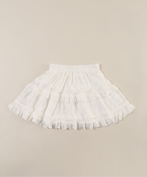 PHILLY(フィリー)の「【PHILLY】レースミニスカート(スカート・レディース・アイボリー/ホワイト・FREE)」の7枚目の写真