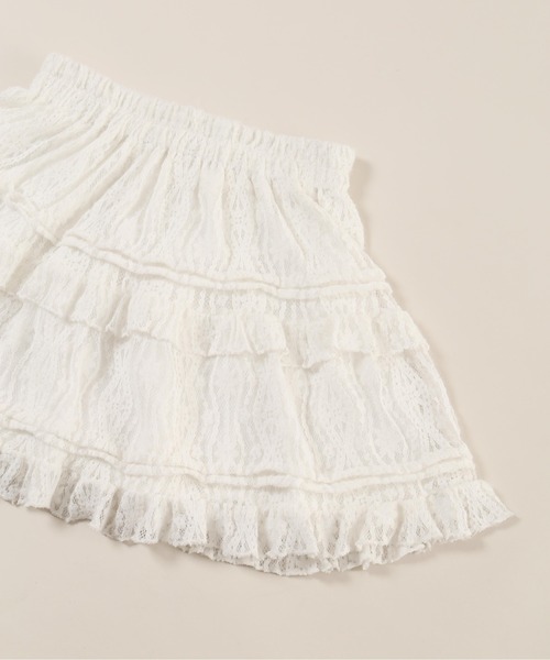 PHILLY(フィリー)の「【PHILLY】レースミニスカート(スカート・レディース・アイボリー/ホワイト・FREE)」の5枚目の写真