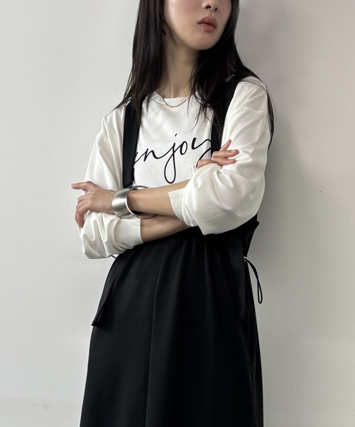 NICOLE white（ニコルホワイト）の「デザインロングＴＥＥ（Tシャツ/カットソー・レディース・その他4/その他5/その他3/その他2/その他1・FREE）」の3枚目の写真