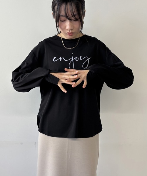 NICOLE white（ニコルホワイト）の「デザインロングＴＥＥ（Tシャツ/カットソー・レディース・その他4/その他5/その他3/その他2/その他1・FREE）」の4枚目の写真