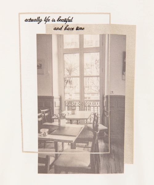 NICOLE white（ニコルホワイト）の「デザインロングＴＥＥ（Tシャツ/カットソー・レディース・その他4/その他5/その他3/その他2/その他1・FREE）」の7枚目の写真