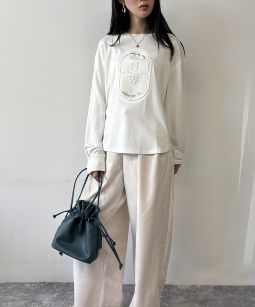 NICOLE white（ニコルホワイト）の「デザインロングＴＥＥ（Tシャツ/カットソー・レディース・その他4/その他5/その他3/その他2/その他1・FREE）」の8枚目の写真