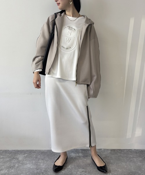 NICOLE white（ニコルホワイト）の「デザインロングＴＥＥ（Tシャツ/カットソー・レディース・その他4/その他5/その他3/その他2/その他1・FREE）」の9枚目の写真