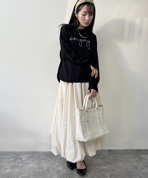 NICOLE white（ニコルホワイト）の「デザインロングＴＥＥ（Tシャツ/カットソー・レディース・その他4/その他5/その他3/その他2/その他1・FREE）」の12枚目の写真