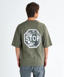 DONT STOP ST /クイックシルバーバックプリント半袖Tシャツ