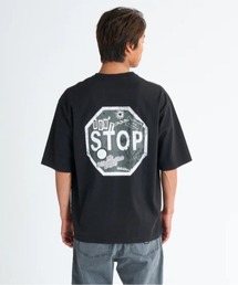 DONT STOP ST /クイックシルバーバックプリント半袖Tシャツ