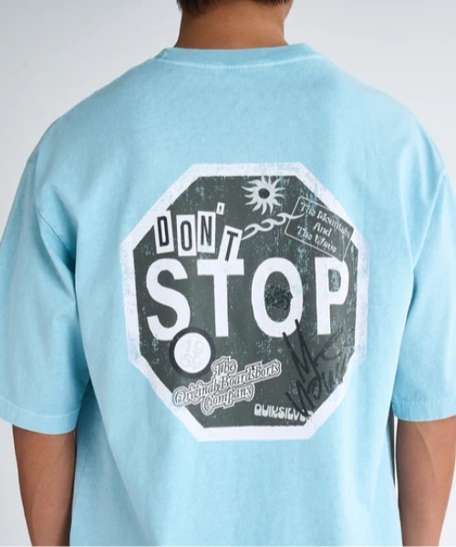 Quiksilver(クイックシルバー)の「DONT STOP ST /クイックシルバーバックプリント半袖Tシャツ(Tシャツ/カットソー・メンズ・ホワイト/ブラック/ミント/グリーン・X-LARGE/LARGE/MEDIUM)」の12枚目の写真