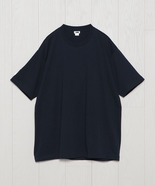 H BEAUTY&YOUTH UNITED ARROWS(エイチビューティーアンドユースユナイテッドアローズ)の「<H>ハイブリッドコットン チューブ クルーネックショートスリーブ(Tシャツ/カットソー・メンズ・ブラック/ブラウン/ホワイト/ライトグレー/ネイビー・M/S/L)」の5枚目の写真