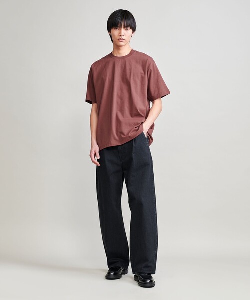 H BEAUTY&YOUTH UNITED ARROWS(エイチビューティーアンドユースユナイテッドアローズ)の「<H>ハイブリッドコットン チューブ クルーネックショートスリーブ(Tシャツ/カットソー・メンズ・ブラック/ブラウン/ホワイト/ライトグレー/ネイビー・M/S/L)」の15枚目の写真