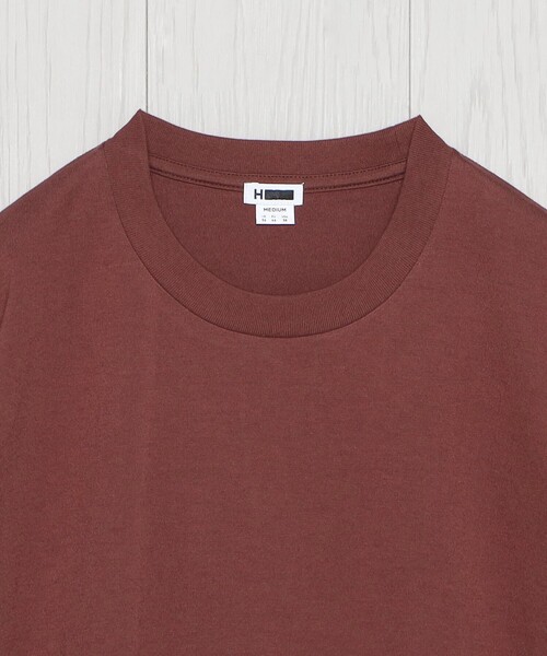 H BEAUTY&YOUTH UNITED ARROWS(エイチビューティーアンドユースユナイテッドアローズ)の「<H>ハイブリッドコットン チューブ クルーネックショートスリーブ(Tシャツ/カットソー・メンズ・ブラック/ブラウン/ホワイト/ライトグレー/ネイビー・M/S/L)」の18枚目の写真