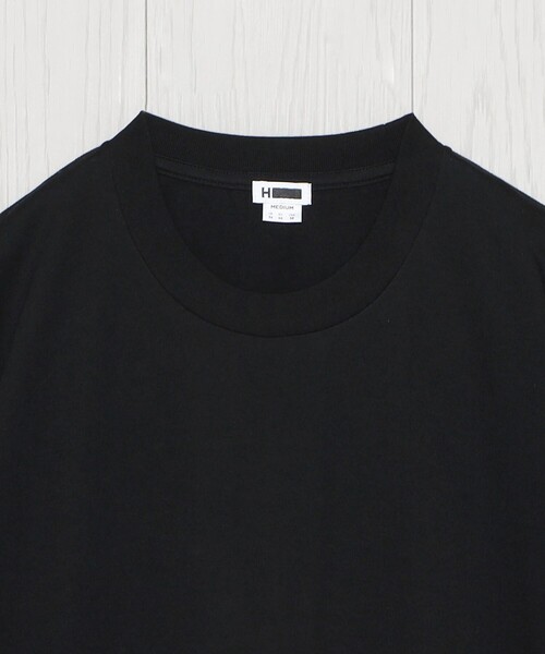 H BEAUTY&YOUTH UNITED ARROWS(エイチビューティーアンドユースユナイテッドアローズ)の「<H>ハイブリッドコットン チューブ クルーネックショートスリーブ(Tシャツ/カットソー・メンズ・ブラック/ブラウン/ホワイト/ライトグレー/ネイビー・M/S/L)」の16枚目の写真