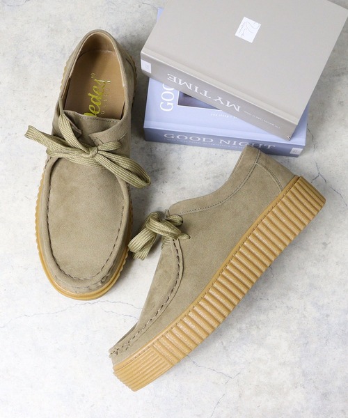 Dedes(デデス)の「Dedes/軽量 ローカットモカシンシューズ(6396)(スニーカー・レディース・ブラック/ベージュ/アイボリー・43/36/37/44/40/38/39/41/42)」の8枚目の写真