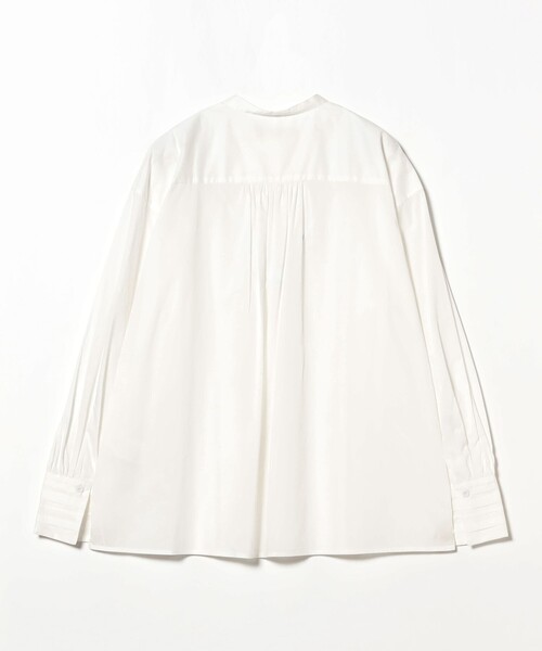 Demi-Luxe BEAMS（デミルクス ビームス）の「コットン ランダムタック シャツ［手洗い可］（シャツ/ブラウス・レディース・ホワイト/サックスブルー・36/38）」の7枚目の写真