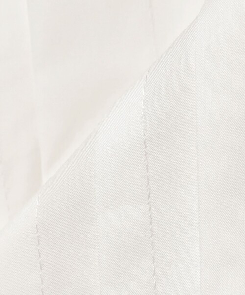 Demi-Luxe BEAMS（デミルクス ビームス）の「コットン ランダムタック シャツ［手洗い可］（シャツ/ブラウス・レディース・ホワイト/サックスブルー・36/38）」の8枚目の写真