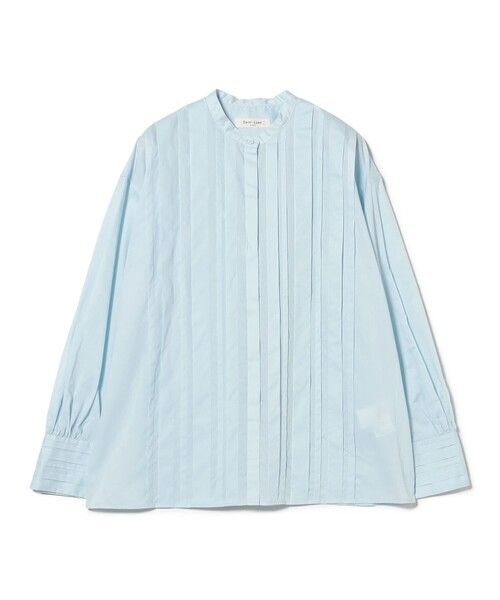 Demi-Luxe BEAMS（デミルクス ビームス）の「コットン ランダムタック シャツ［手洗い可］（シャツ/ブラウス・レディース・ホワイト/サックスブルー・36/38）」の9枚目の写真