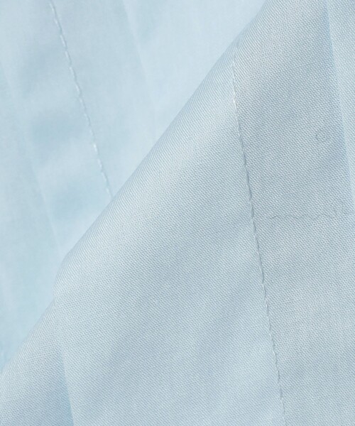 Demi-Luxe BEAMS（デミルクス ビームス）の「コットン ランダムタック シャツ［手洗い可］（シャツ/ブラウス・レディース・ホワイト/サックスブルー・36/38）」の14枚目の写真