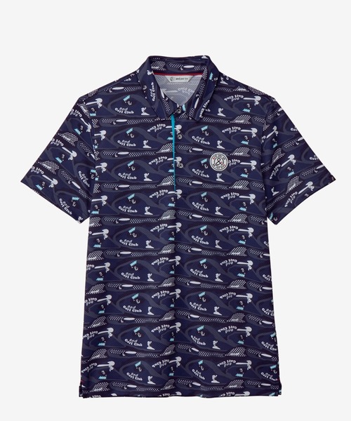 and per se(アンパスィ)の「スイングドライディンプル半袖シャツ(メンズ)(Tシャツ/カットソー・メンズ・ネイビー/カーキ/ホワイト・M/LL/L)」の1枚目の写真