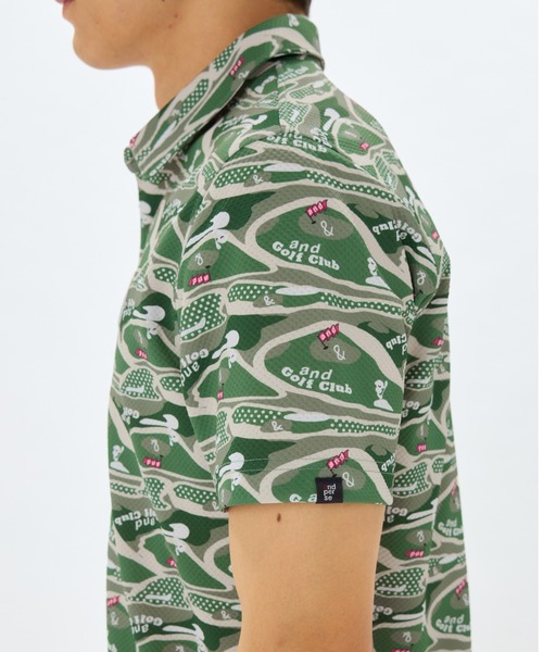 and per se(アンパスィ)の「スイングドライディンプル半袖シャツ(メンズ)(Tシャツ/カットソー・メンズ・ネイビー/カーキ/ホワイト・M/LL/L)」の12枚目の写真