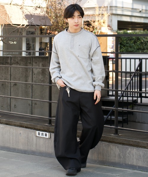 蒼*風様 INTER FACTORY 長袖Tシャツ MEDIUM チャコールグレ INTER FACTORY 長袖Tシャツ MEDIUM チャコールグレー メンズ