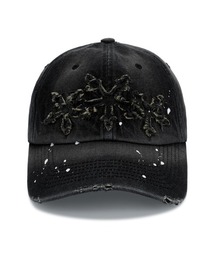 mahagrid/マハグリッド』 WASHED DENIM CROSS STAR CAP