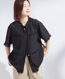 TWEEDY MESH ショートスリーブジャケット