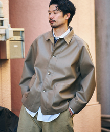 417 EDIFICE | フェイクレザージャケット(ライダースジャケット)