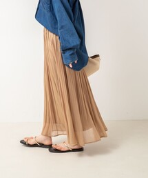 シャインサテン楊柳スカート
