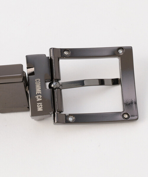 COMME CA ISM（コムサイズム）の「【リバーシブル】マイクロ市松柄 ベルト（ベルト・メンズ・ブラック系その他・FREE）」の4枚目の写真