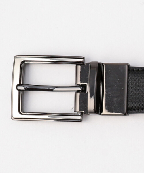 COMME CA ISM（コムサイズム）の「【リバーシブル】マイクロ市松柄 ベルト（ベルト・メンズ・ブラック系その他・FREE）」の7枚目の写真