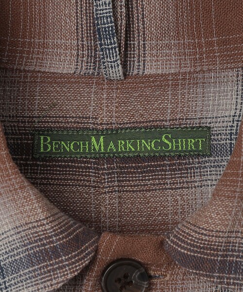 SHIPS（シップス）の「BENCH MARKING SHIRT: オンブレ チェック シャツ（シャツ/ブラウス・メンズ・ブラック/カーキ・SMALL/MEDIUM/LARGE）」の5枚目の写真