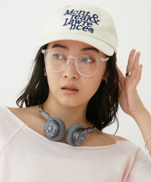 MIRROR STOKE(ミラーストーク)の「【ZOZO限定/追加】LOGO CAP/ロゴキャップ(キャップ・レディース・ブラック/ブラウン/アイボリー/ブルー・MEDIUM)」の2枚目の写真