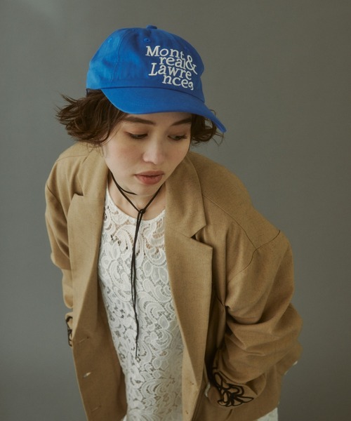 MIRROR STOKE(ミラーストーク)の「【ZOZO限定/追加】LOGO CAP/ロゴキャップ(キャップ・レディース・ブラック/ブラウン/アイボリー/ブルー・MEDIUM)」の21枚目の写真