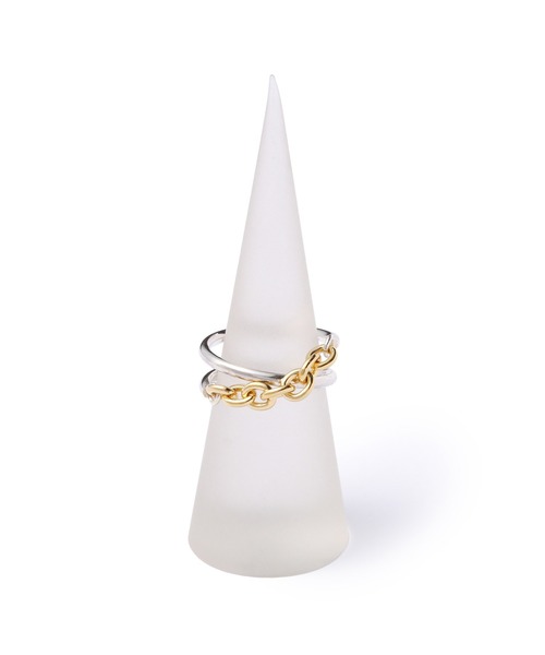 ROSE BUD（ローズバッド）の「(Az)チェーン付きリング（リング・レディース・シルバー・7）」の3枚目の写真