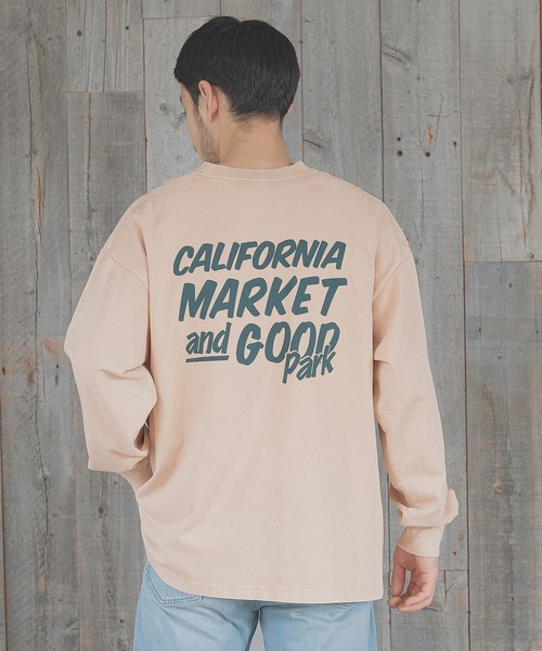 BAYFLOW（ベイフロー）の「SNOWバックプリント長袖Ｔシャツ25SS（Tシャツ/カットソー・メンズ・チャコールグレー/ブルー/オレンジ/ホワイト・MEDIUM/LARGE）」の4枚目の写真