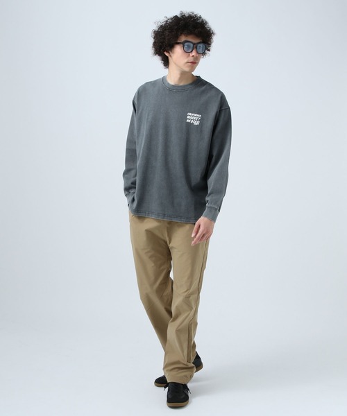 BAYFLOW（ベイフロー）の「SNOWバックプリント長袖Ｔシャツ25SS（Tシャツ/カットソー・メンズ・チャコールグレー/ブルー/オレンジ/ホワイト・MEDIUM/LARGE）」の9枚目の写真