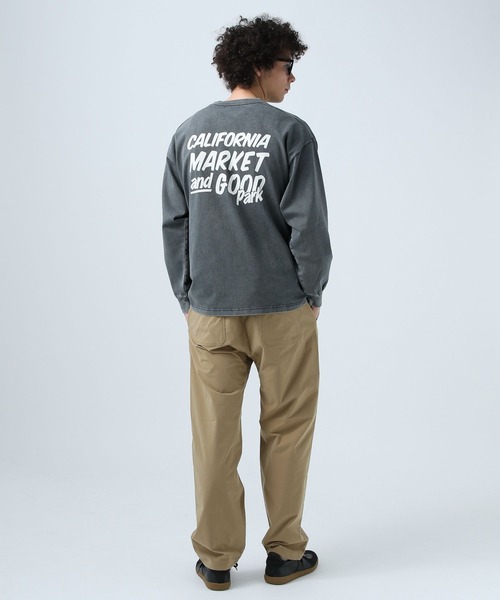 BAYFLOW（ベイフロー）の「SNOWバックプリント長袖Ｔシャツ25SS（Tシャツ/カットソー・メンズ・チャコールグレー/ブルー/オレンジ/ホワイト・MEDIUM/LARGE）」の10枚目の写真