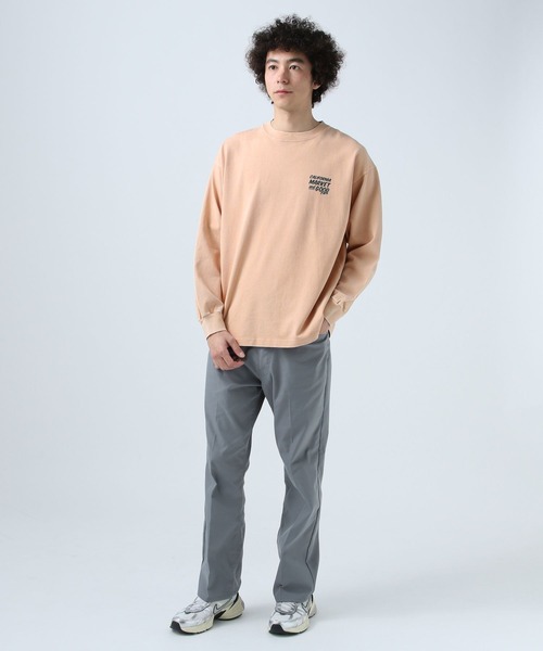 BAYFLOW（ベイフロー）の「SNOWバックプリント長袖Ｔシャツ25SS（Tシャツ/カットソー・メンズ・チャコールグレー/ブルー/オレンジ/ホワイト・MEDIUM/LARGE）」の16枚目の写真