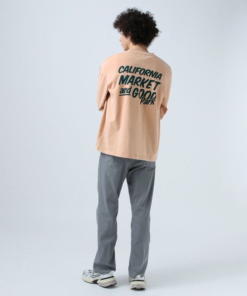 BAYFLOW（ベイフロー）の「SNOWバックプリント長袖Ｔシャツ25SS（Tシャツ/カットソー・メンズ・チャコールグレー/ブルー/オレンジ/ホワイト・MEDIUM/LARGE）」の17枚目の写真