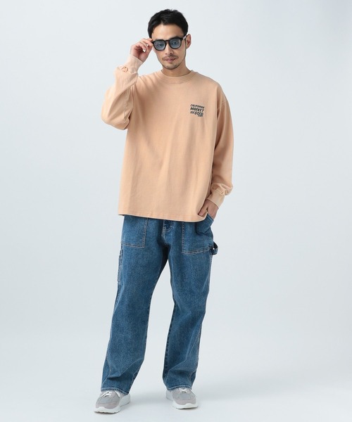 BAYFLOW（ベイフロー）の「SNOWバックプリント長袖Ｔシャツ25SS（Tシャツ/カットソー・メンズ・チャコールグレー/ブルー/オレンジ/ホワイト・MEDIUM/LARGE）」の18枚目の写真