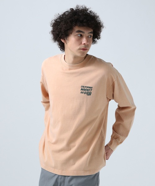 BAYFLOW（ベイフロー）の「SNOWバックプリント長袖Ｔシャツ25SS（Tシャツ/カットソー・メンズ・チャコールグレー/ブルー/オレンジ/ホワイト・MEDIUM/LARGE）」の20枚目の写真