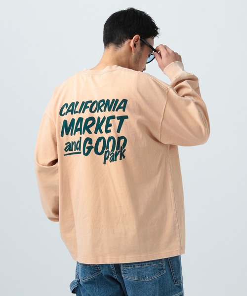 BAYFLOW（ベイフロー）の「SNOWバックプリント長袖Ｔシャツ25SS（Tシャツ/カットソー・メンズ・チャコールグレー/ブルー/オレンジ/ホワイト・MEDIUM/LARGE）」の22枚目の写真